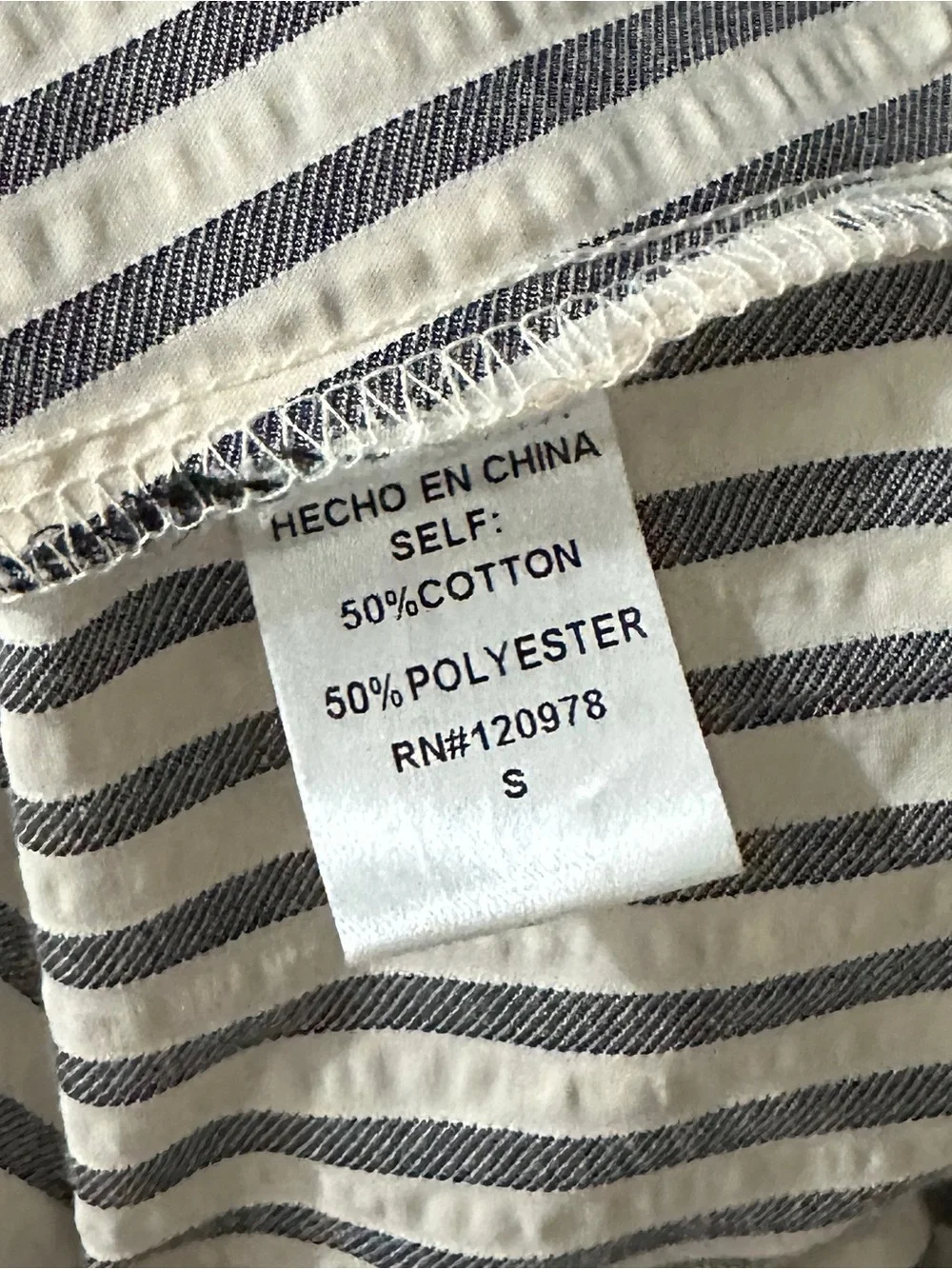 entro Black & Cream Striped Short-Sleeve Zip Polo - Picture 4 of 4